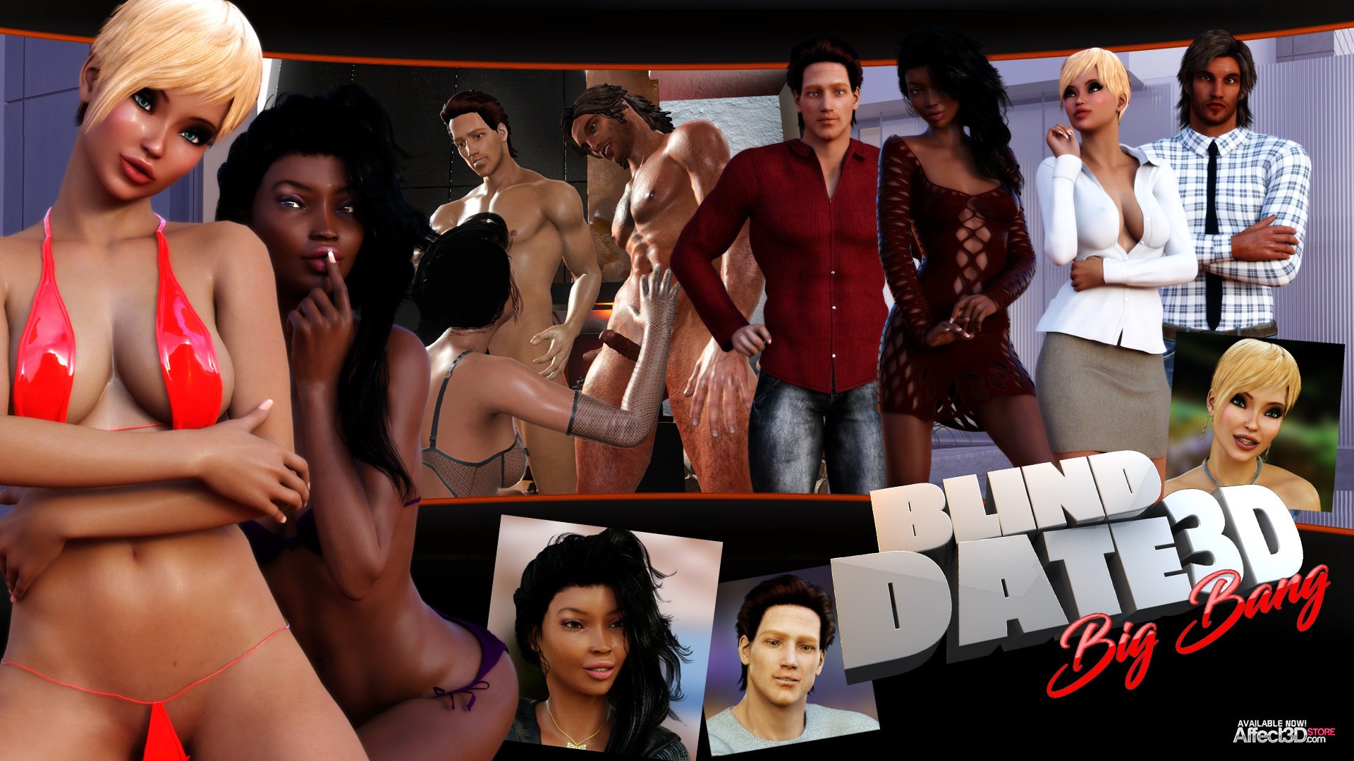 Blind Date 3D Big Bang – Sex Game from Lesson of Passion!