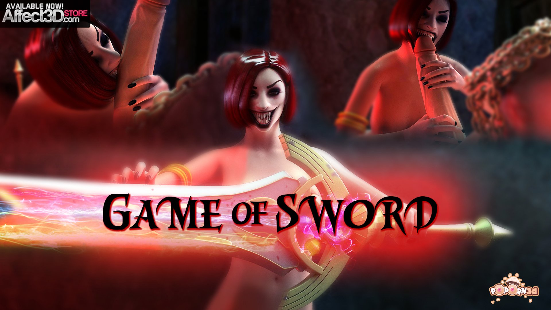 Game of Sword - Vampire Sex and Magical Fucking, by Poporn3D - Affect3D.com