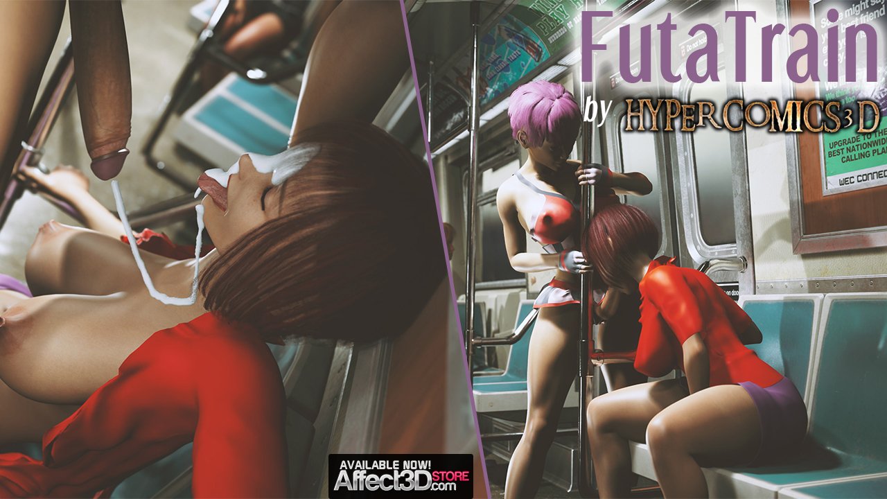 New Dickgirl Animation from HyperComics3DX – FutaTrain!