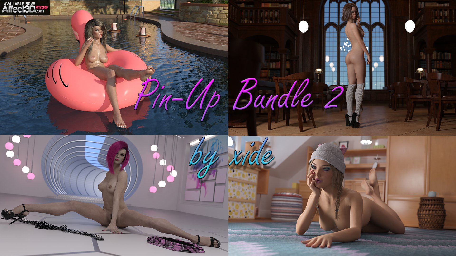 Double Release From Xide: Pinup Bundle 2 & Nylon Bundle!