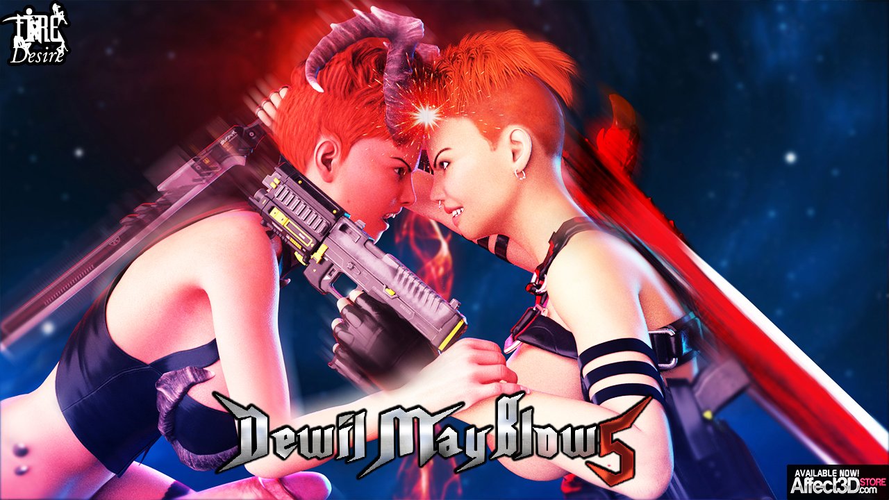 Fire Desire's New Futa Video: Devil May Blow 5! - Affect3D.com