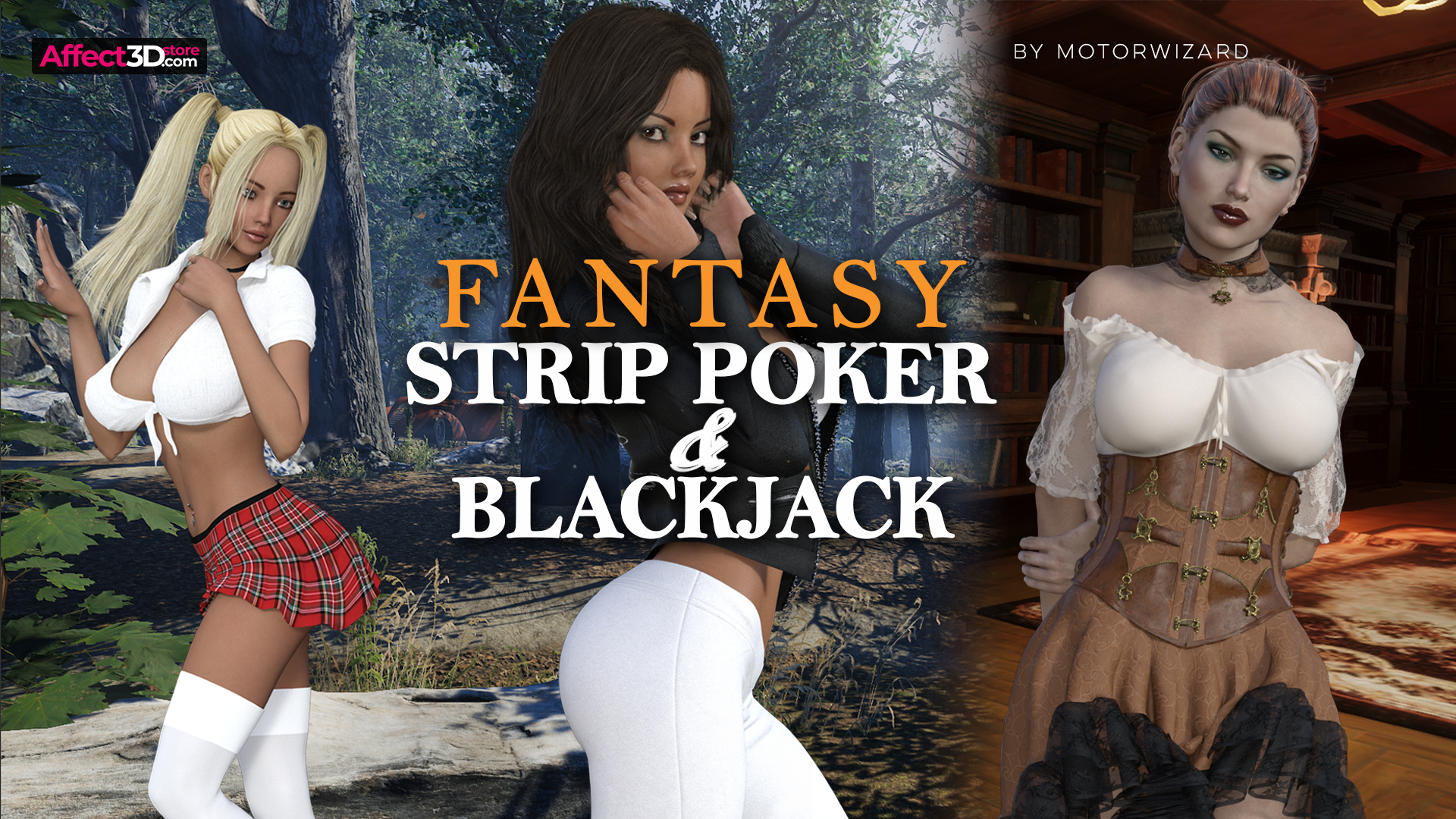 Motorwizard Releases Fantasy Strip Poker and Blackjack Adult Game! picture