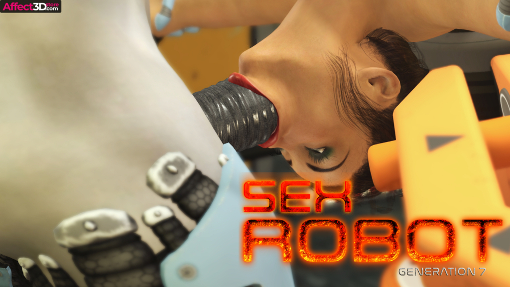 Sex Robot Generation 7 by 3DXPassion - 3D Porn Animation - Robot Futanari fucks throat of woman held in place