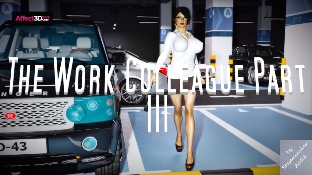 The Work Colleague Part III by Sossenmaker - 3D Porn Comic - Sexy woman with big tits walks alone in car park