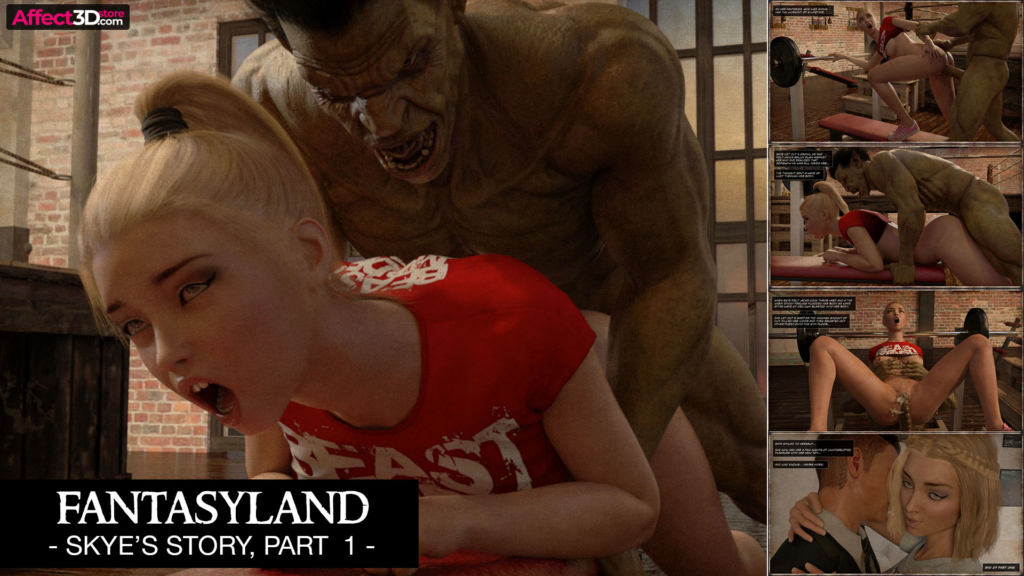 Fantasyland Skye's Story Complete - 3D Porn Comic - Skye getting fucked by Jack the orc