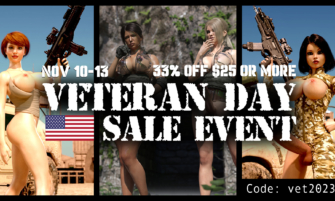 Veteran Day 3d Porn Sale Event on Affect3dStore