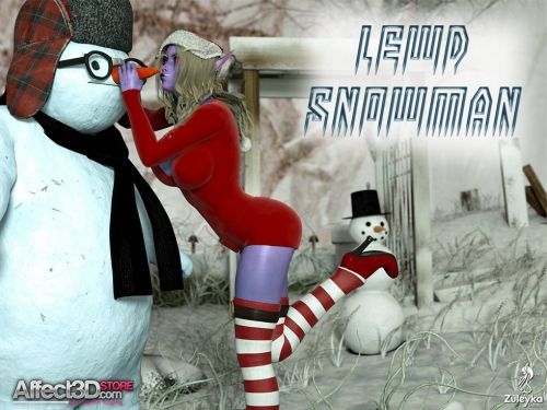 Lewd Snowman porn game by MarlisStudio
