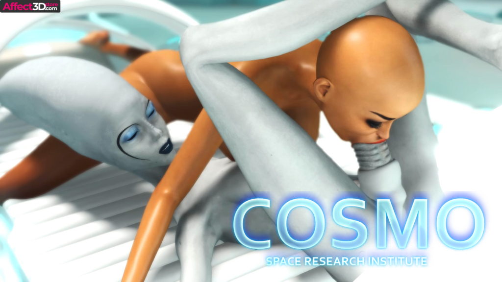 cosmo - futanari porn animations by 3dxpassion - horny babe sucking alien cock