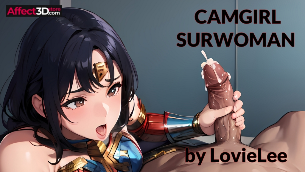 camgirl surwoman - parody 2d porn comic by lovielee - horny babe stroking stiff cock