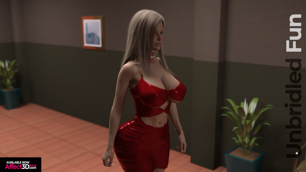 Unbridled Fun Part 3 - 3D porn comic by TheJoker-sLair - busty blonde walking into kinky night club