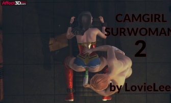 Camgirl SurWoman 2 by LovieLee - 3D Animated Porn - Babe fucked from behind by vibrator