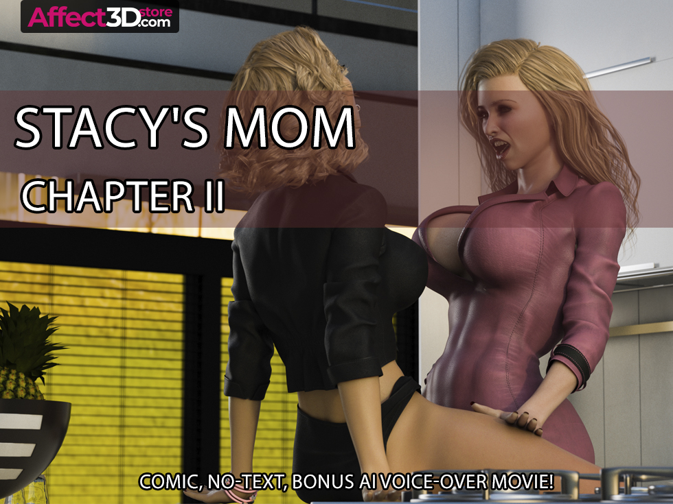 Stacy's Mom II - futanari 3D porn comic by 3DZen - busty blonde getting filled by massive futanari cock 