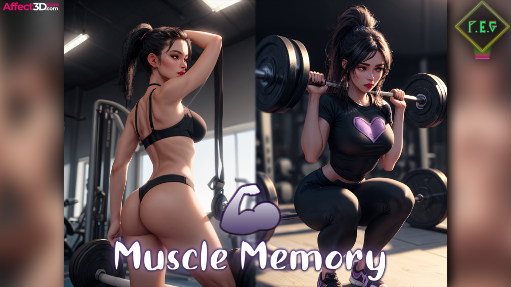 Muslce Memory - 2D porn comic by PrimalEmotionGames - busty babe showing off tight body in gym
