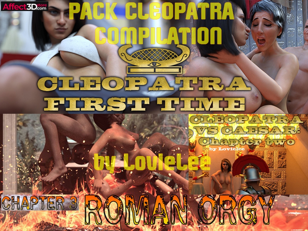 Pack Cleopatra Compilation - 3D porn comic by lovielee - busty babe getting her holes filled over and over again.