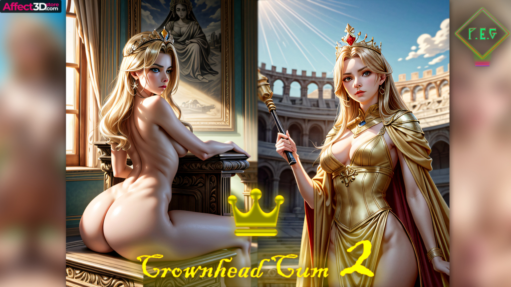 Crownhead Cum 2 - 2D porn comic by Primal Emotion Games - hot blonde showing off her body with and without clothes