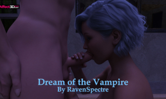 Dream of the Vampire by RavenSpectre - 3D Porn Comic - Vampire gets his dick sucked