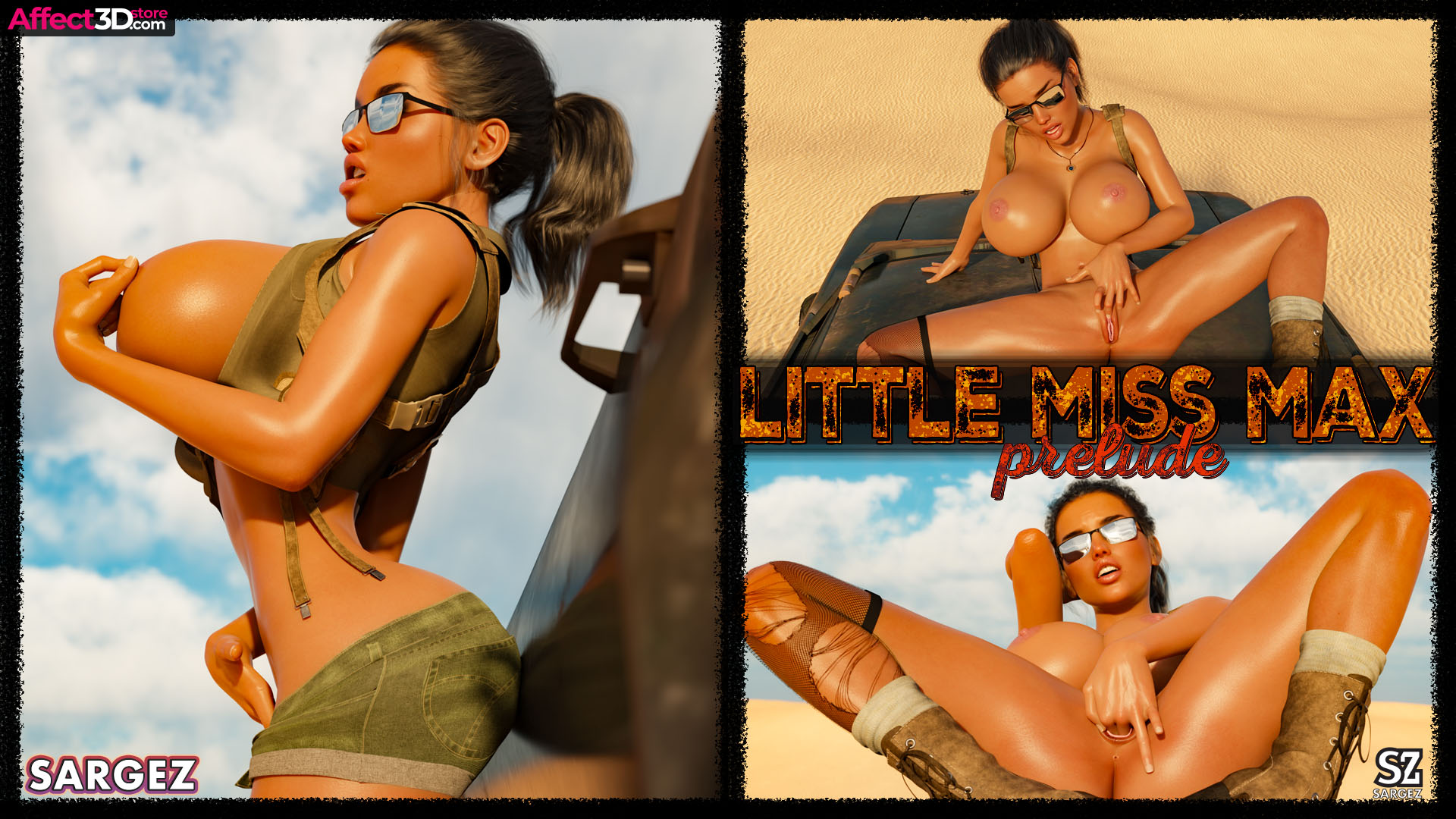 Little 3d Porn - 3D Porn Comic by Sargez - Little Miss Max Prelude - Affect3D.com