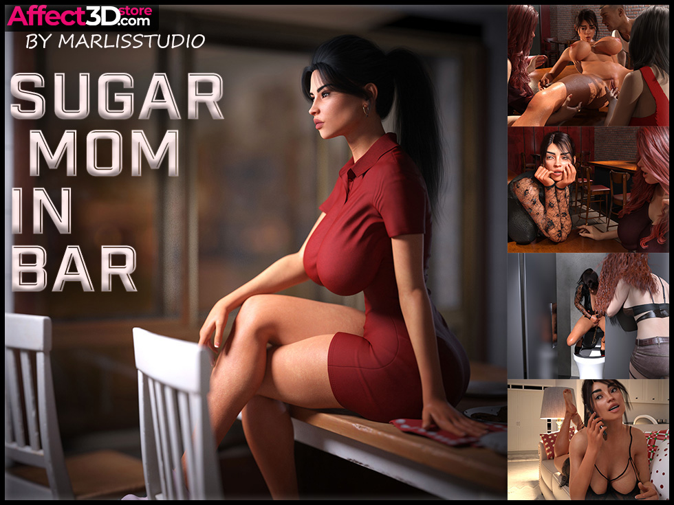 3D Porn Release by MarlisStudio Sugar Mom in Bar Affect3D com 