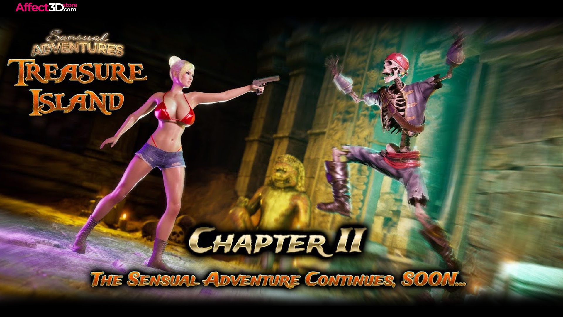 Sensual Adventures Treasure Island The Game - משחק פורנו תלת מימד מציאות מדומה