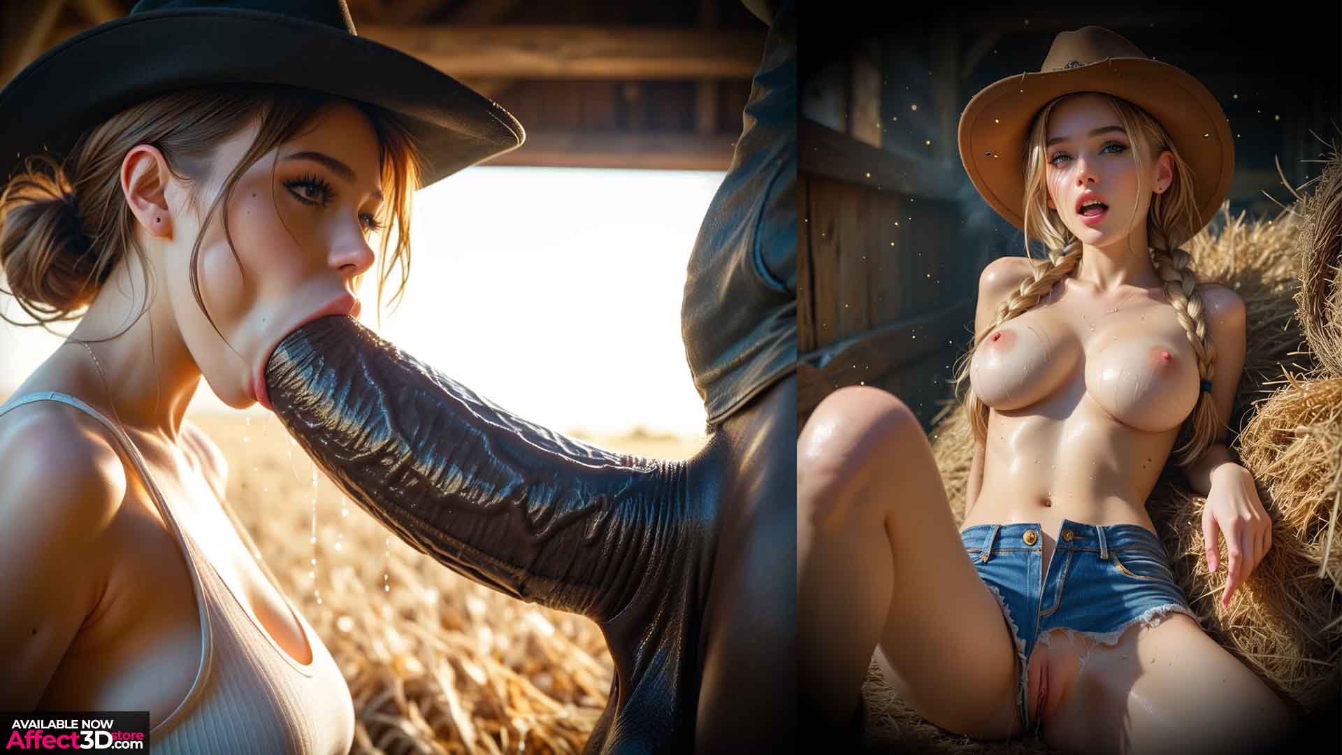 Savannah & Friends - Her Barn, Their Playground - סרט סקס בתלת מימד